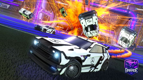 A Rocket League car design from Geckoing