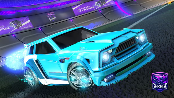 A Rocket League car design from sebyboy34