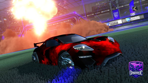 A Rocket League car design from DyslexicChip