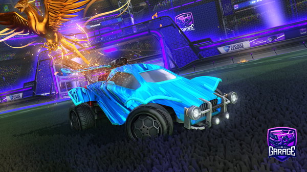 A Rocket League car design from Button2301