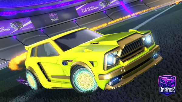 A Rocket League car design from zenix_fire74