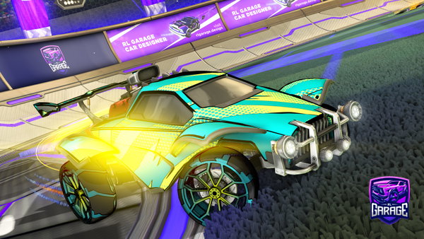 A Rocket League car design from DragonLock