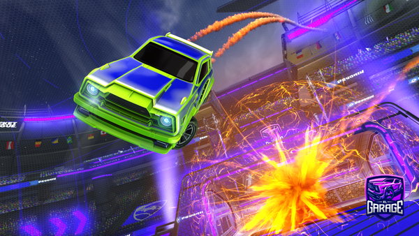 A Rocket League car design from Cyclone_elf