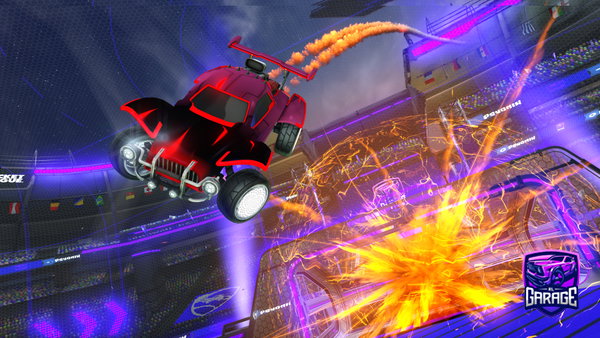 A Rocket League car design from Pofsbwdbx