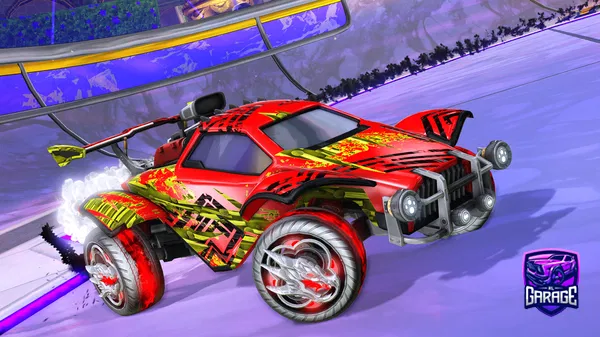 A Rocket League car design from -Goose-