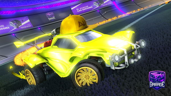 A Rocket League car design from IntenseLama6779