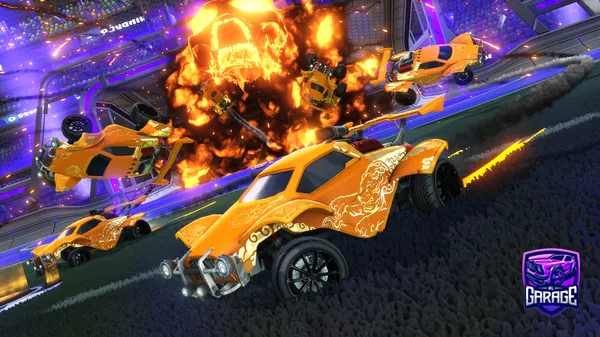 A Rocket League car design from LwGwNw