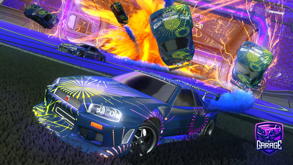 A Rocket League car design from PSN_POPGAMER759