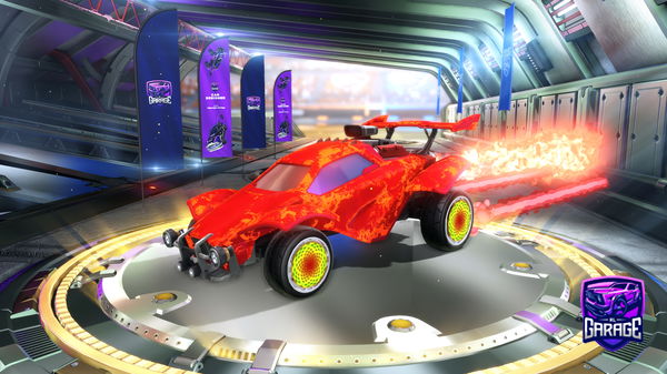 A Rocket League car design from Datboi403