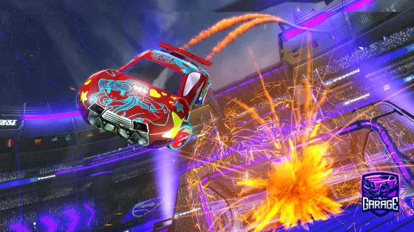 A Rocket League car design from Dethreemonz