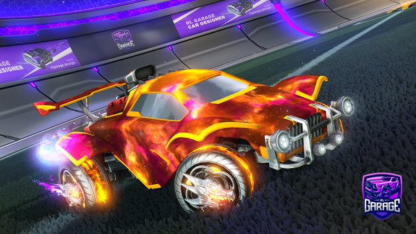 A Rocket League car design from Viratela