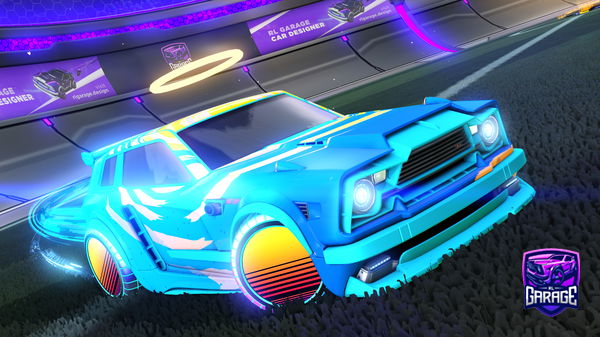 A Rocket League car design from TekadaShingen