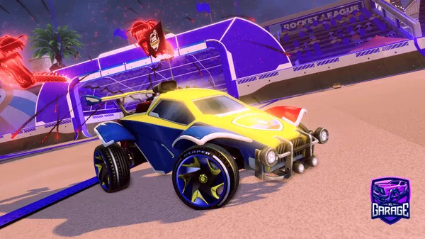 A Rocket League car design from QueenAquaa