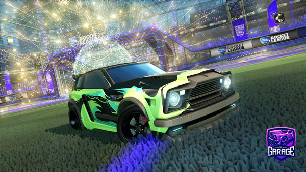 A Rocket League car design from Lionex_