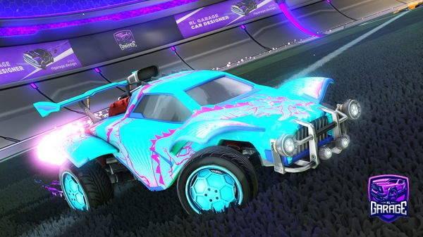 A Rocket League car design from MrTurtle11481