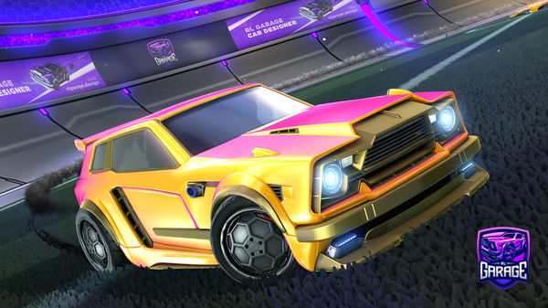 A Rocket League car design from syko48e