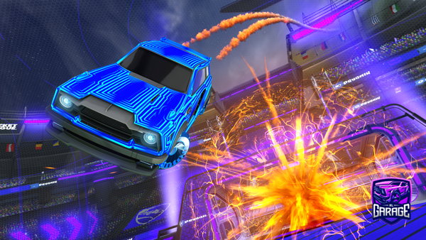 A Rocket League car design from ocelux21