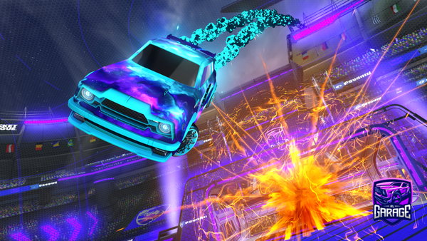 A Rocket League car design from Fajar