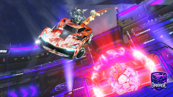 A Rocket League car design from Plakify