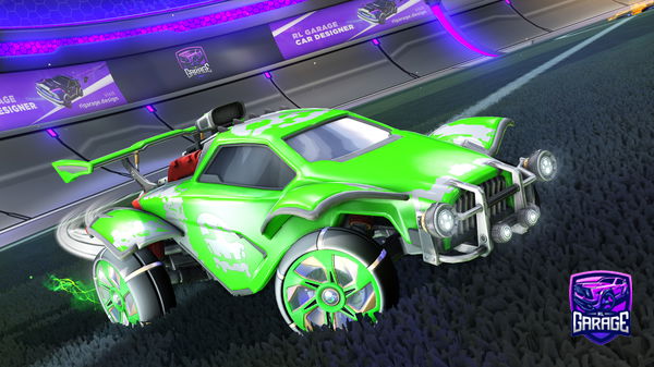 A Rocket League car design from Hotrod_hotdogs