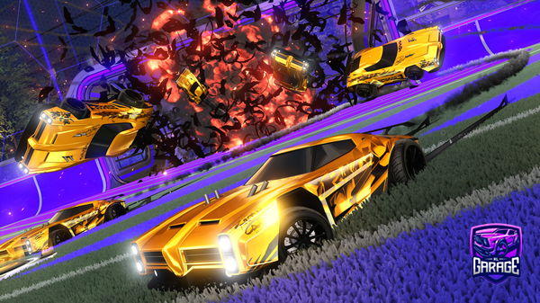 A Rocket League car design from geneticYT