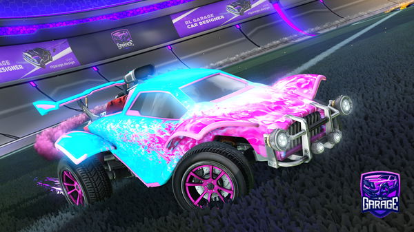 A Rocket League car design from supertroning