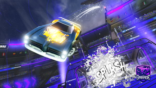 A Rocket League car design from obanaionbankai