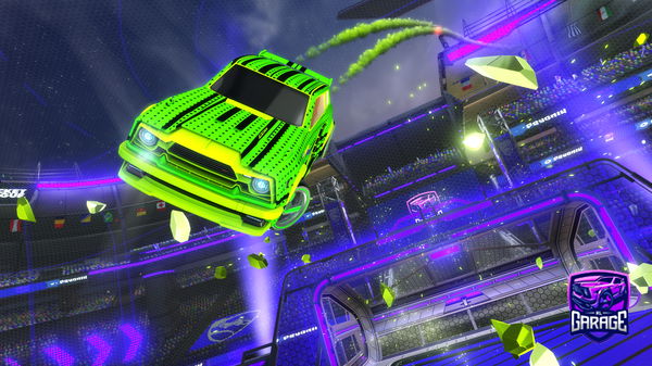 A Rocket League car design from Corrupted3D