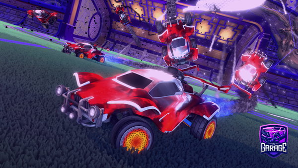 A Rocket League car design from ROMASHICH