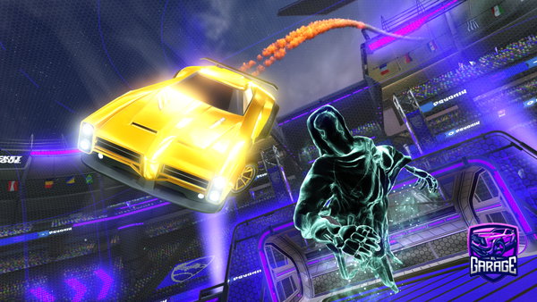 A Rocket League car design from Skully3712