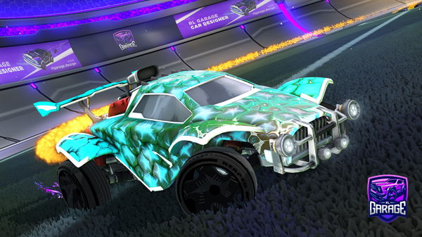 A Rocket League car design from NInja247tg