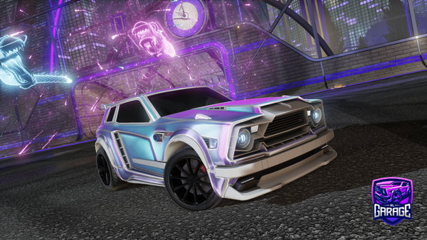 A Rocket League car design from Poulpium