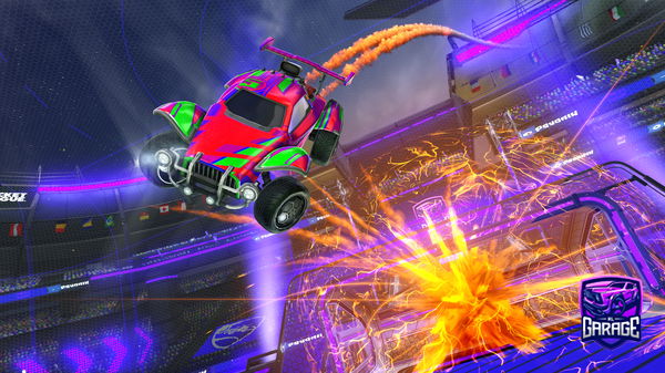 A Rocket League car design from Auceey