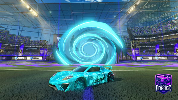 A Rocket League car design from DragonRebel1412