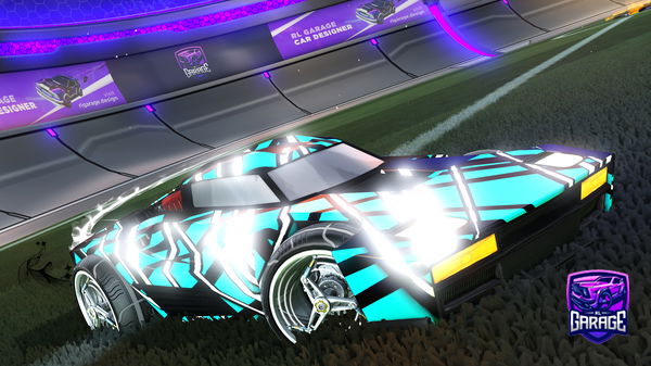 A Rocket League car design from CosmicEclipse274