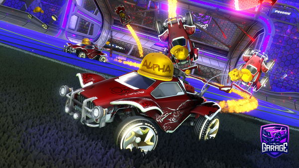 A Rocket League car design from King_the_super72of