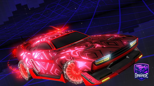 A Rocket League car design from Axolotlife