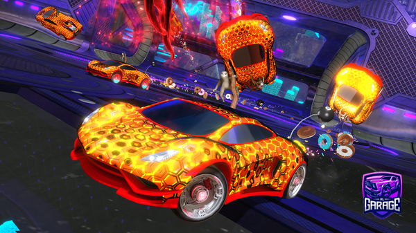 A Rocket League car design from pidjion