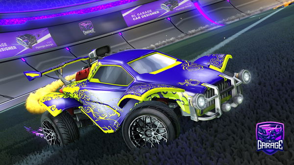 A Rocket League car design from Amiguinhoespancaxota