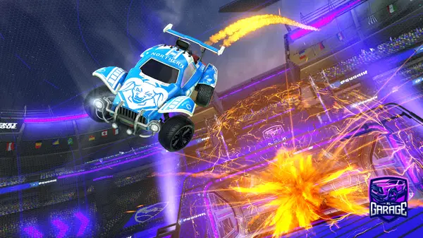 A Rocket League car design from Fhggtjtpyly48