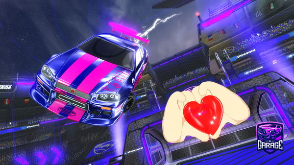 A Rocket League car design from noahokf094