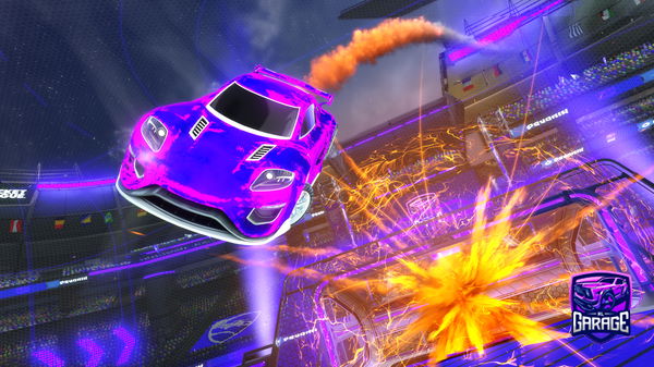 A Rocket League car design from Hoptimus30