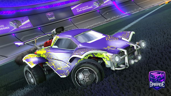 A Rocket League car design from finnburns