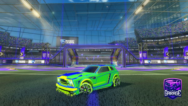 A Rocket League car design from G0J1RA