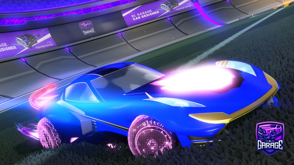 A Rocket League car design from OCTANE7405