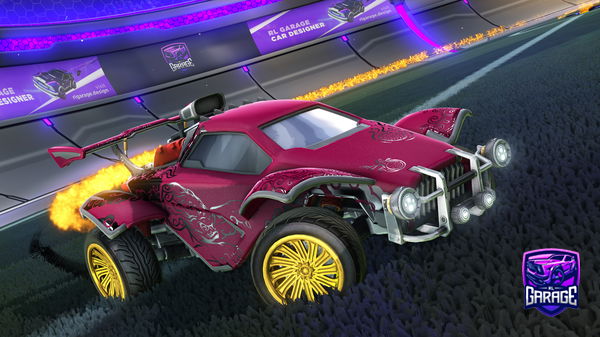 A Rocket League car design from RoadToBlackStandard