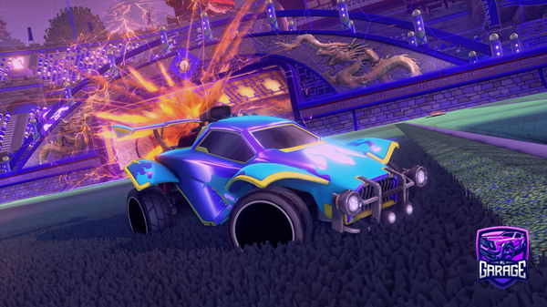 A Rocket League car design from TR_25xa