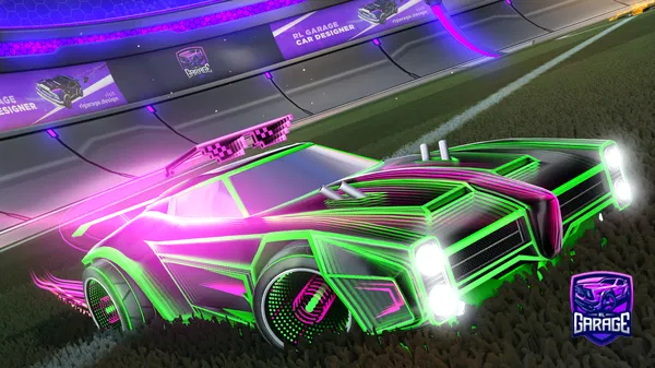 A Rocket League car design from HRY_1015