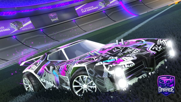 A Rocket League car design from GameJockey14