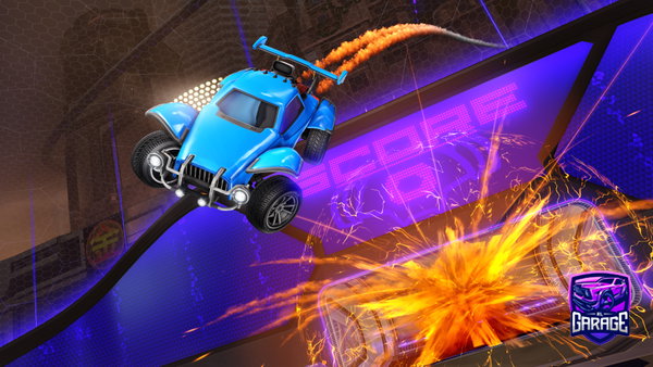 A Rocket League car design from InkyLily